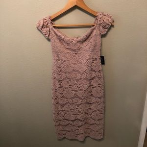 NWT Size 0 Express Midi Lace Dress